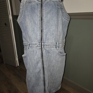 American Eagle Outfitters Denim Jumper Dress